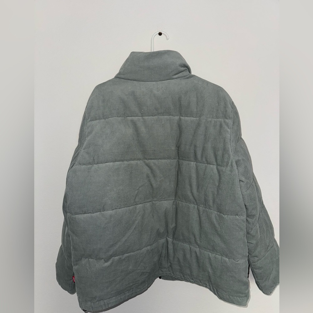 Levi’s Corduroy Puffer Jacket Green - Picture 4 of 4
